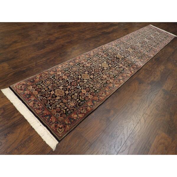 Wahi Rugs Hand Knotted Fine Traditional Mir 2'6"x12'0" Bed Bath